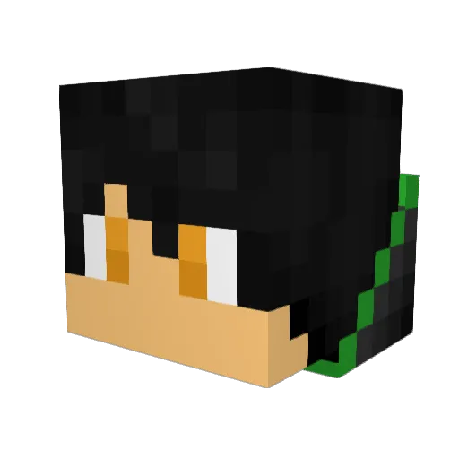 MNSharp Minecraft avatar head, 3D render