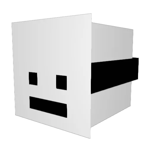 MNTkurige Minecraft avatar head, 3D render