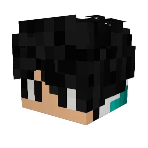 MNTryguy Minecraft avatar head, 3D render