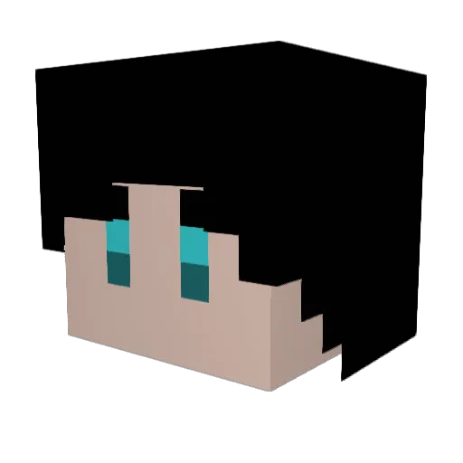 MN_GesterX Minecraft avatar head, 3D render
