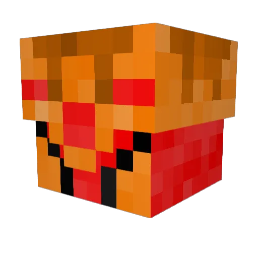 MNetheriteking59 Minecraft avatar head, 3D render
