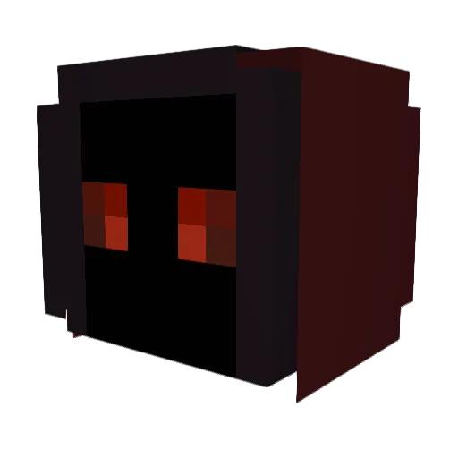 MO5UKA Minecraft avatar head, 3D render