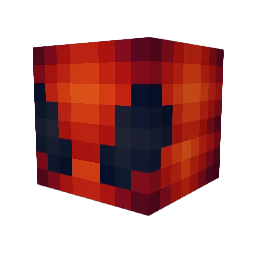 MOCHIIIICM Minecraft avatar head, 3D render