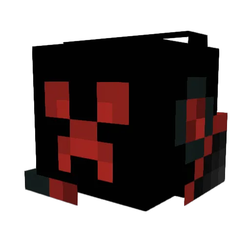 MODSTERX Minecraft avatar head, 3D render