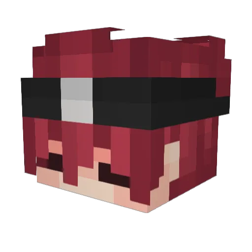 MOFAN_DMT Minecraft avatar head, 3D render