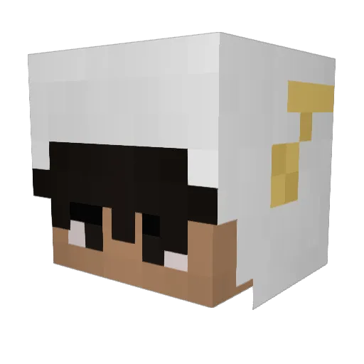 MOGGodan Minecraft avatar head, 3D render