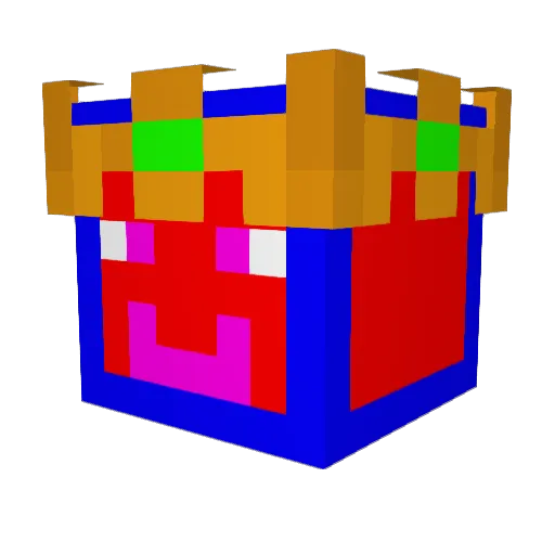 MOHAMEDDZ1 Minecraft avatar head, 3D render