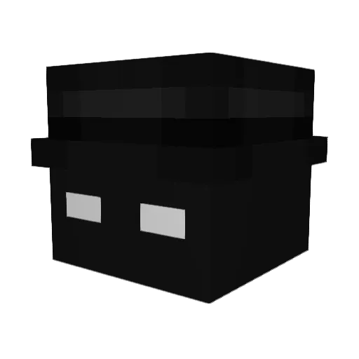 MOLOPo125 Minecraft avatar head, 3D render
