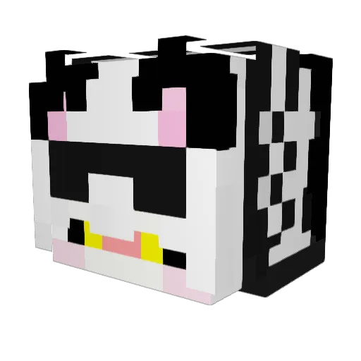 MOLPFZ Minecraft avatar head, 3D render