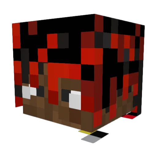 MONKEY23 Minecraft avatar head, 3D render
