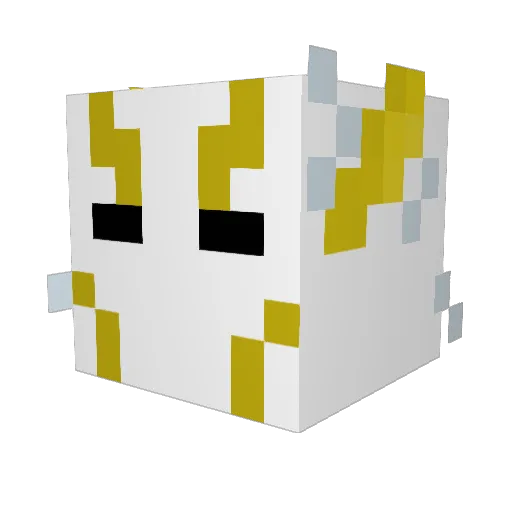 MONKEY7105 Minecraft avatar head, 3D render