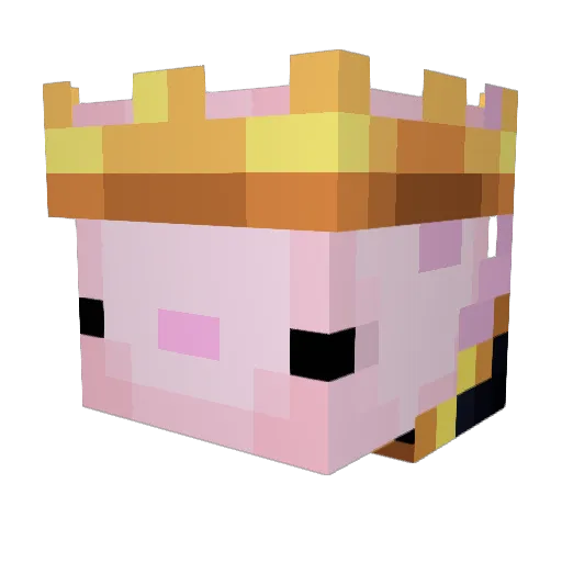 MONKEYAS Minecraft avatar head, 3D render