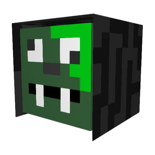 MONKEYGOD183 Minecraft avatar head, 3D render