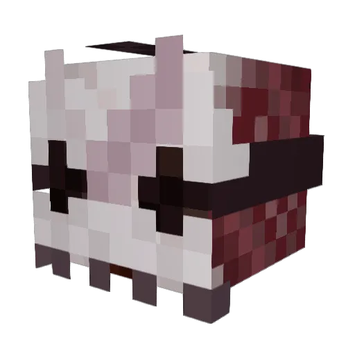 MONKEYLOVER15 Minecraft avatar head, 3D render