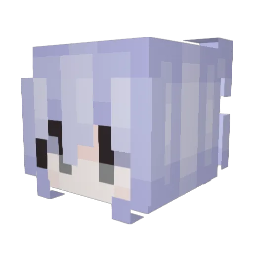 MONKEYsun Minecraft avatar head, 3D render