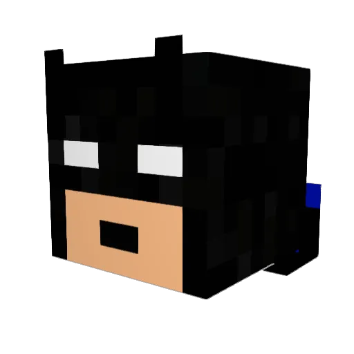 MONSTERgirl082 Minecraft avatar head, 3D render