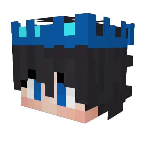MOOB11 Minecraft avatar head, 3D render