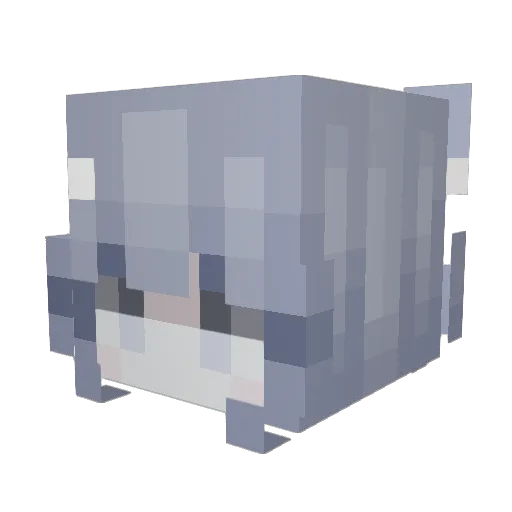 MOOMA_lem Minecraft avatar head, 3D render