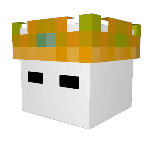 MOONMISTFAYGO Minecraft avatar head, 3D render