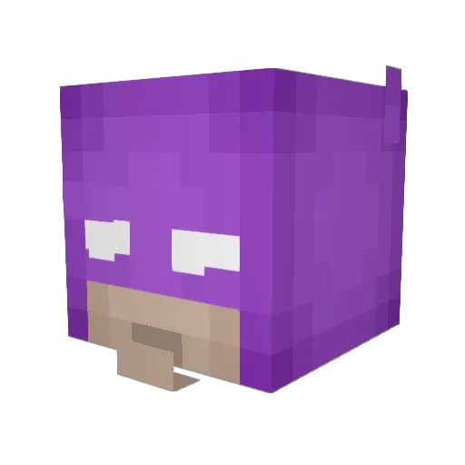 MOOSTACHE00 Minecraft avatar head, 3D render