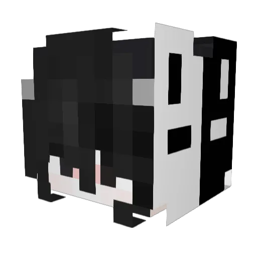 MOOY773 Minecraft avatar head, 3D render