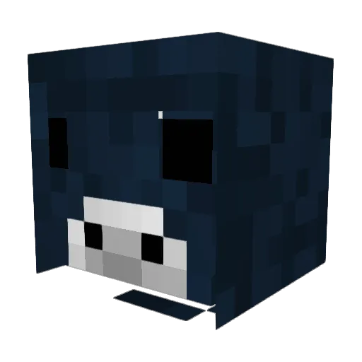 MOO_INATOR Minecraft avatar head, 3D render