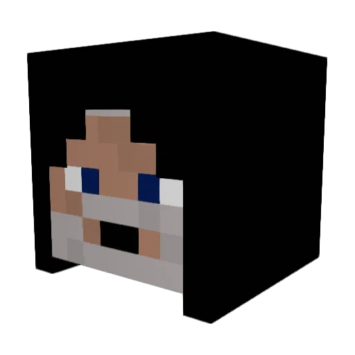 MOREGONDI Minecraft avatar head, 3D render