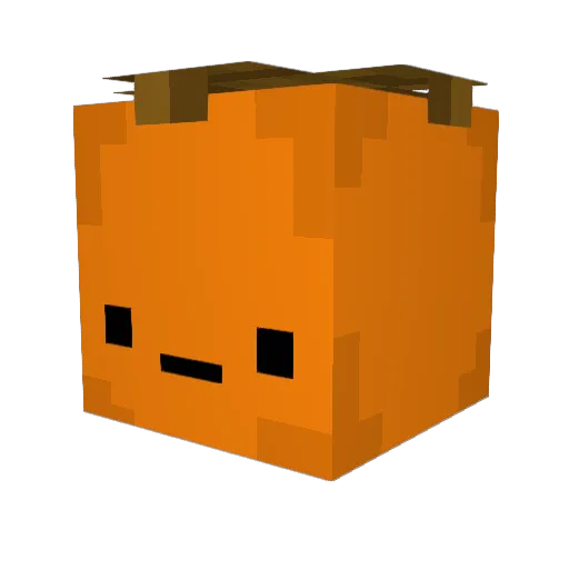 MORE_ROSES Minecraft avatar head, 3D render