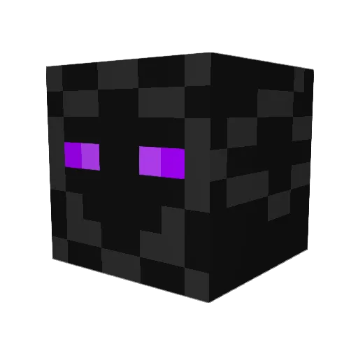 MORRROL Minecraft avatar head, 3D render
