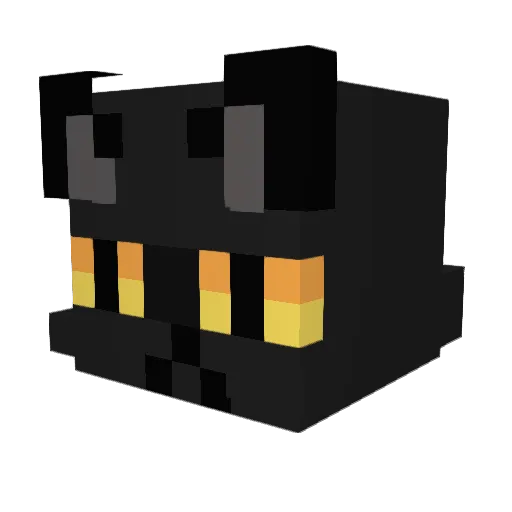 MORTAKER Minecraft avatar head, 3D render