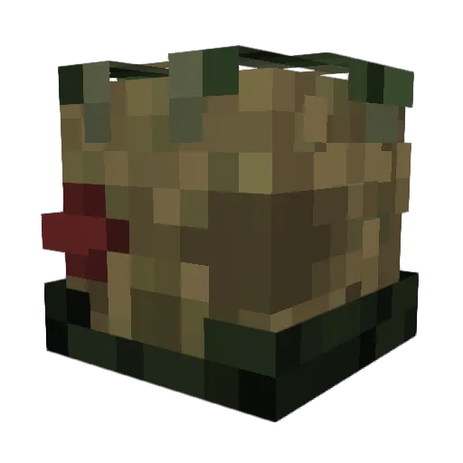 MOSCOVIA Minecraft avatar head, 3D render