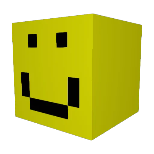 MOSEA Minecraft avatar head, 3D render