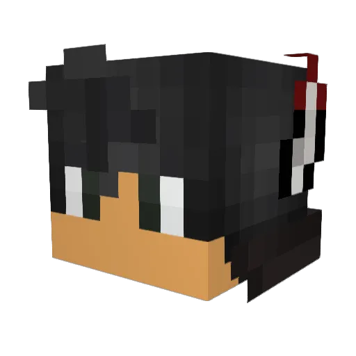 MOSOGAMER Minecraft avatar head, 3D render
