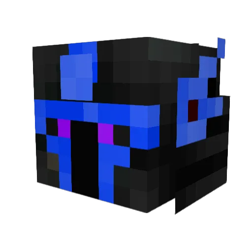 MOSS42 Minecraft avatar head, 3D render