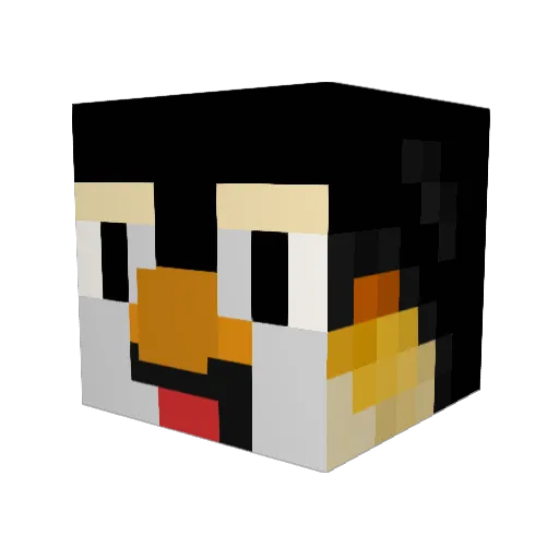 MOTIONzZ108 Minecraft avatar head, 3D render