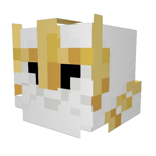 MOTOS0054 Minecraft avatar head, 3D render