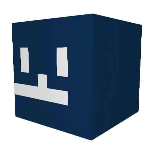 MOTTO051211 Minecraft avatar head, 3D render