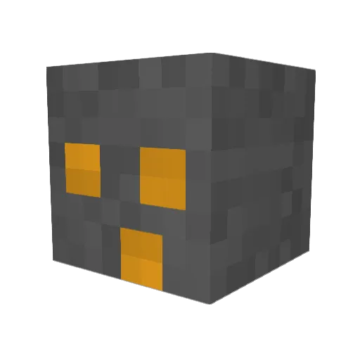 MOTWAN Minecraft avatar head, 3D render