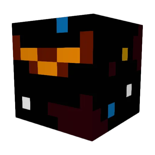 MOVA_tv Minecraft avatar head, 3D render