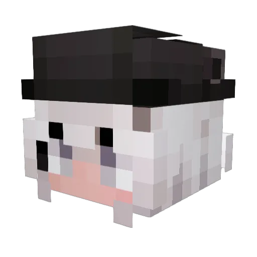 MOYUN226 Minecraft avatar head, 3D render
