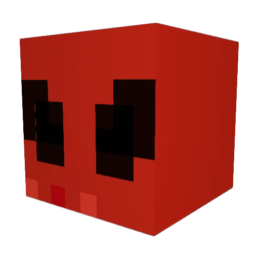 MOZAVI Minecraft avatar head, 3D render