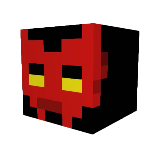 MO_Murda14 Minecraft avatar head, 3D render