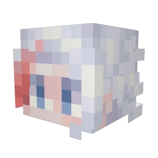 MO_Rain_ Minecraft avatar head, 3D render