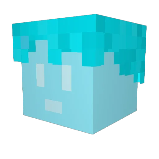 MOinMc Minecraft avatar head, 3D render
