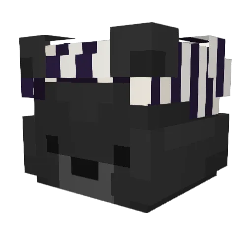 MOxFLy_TM Minecraft avatar head, 3D render