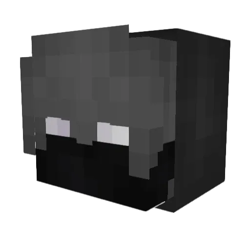 MPCH2023 Minecraft avatar head, 3D render