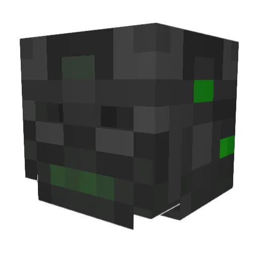 MPCT Minecraft avatar head, 3D render
