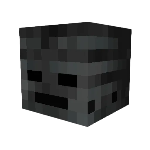 MPEX_HD Minecraft avatar head, 3D render