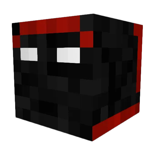 MPHU Minecraft avatar head, 3D render