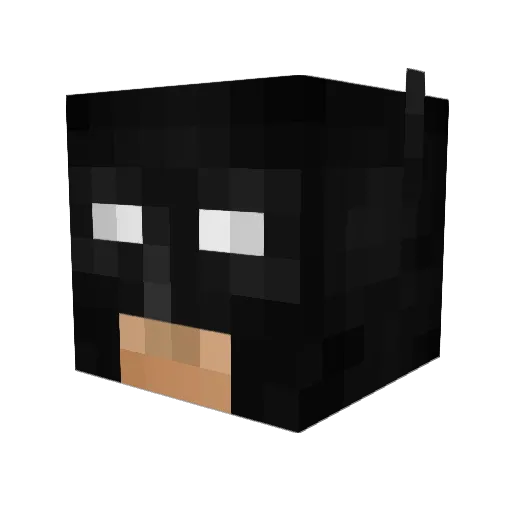 MP_Seth Minecraft avatar head, 3D render